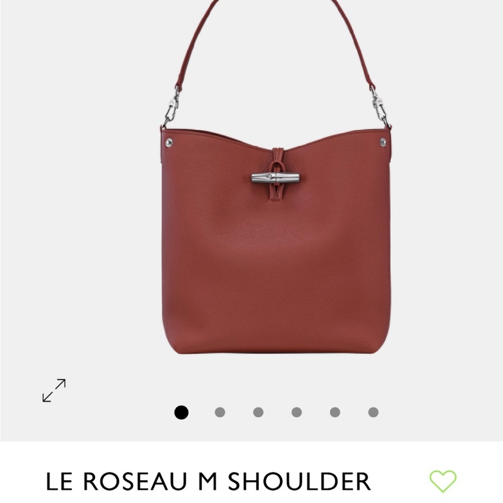 NEW/UNUSED - Longchamp ‘LE ROSEAU’ M Shoulder Bag (CHESTNUT)